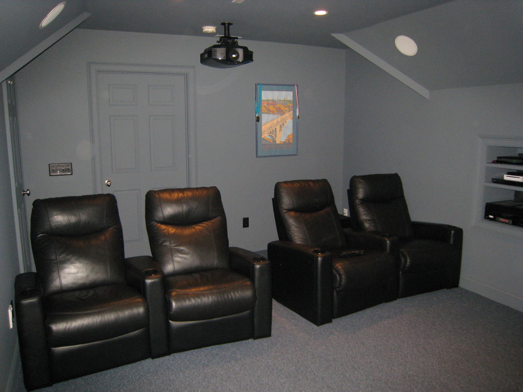 Custom Home Theater Installation with Sony ES Series Projection System