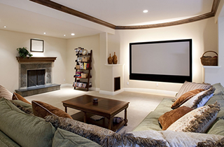 Home Theater Systems in Living Room